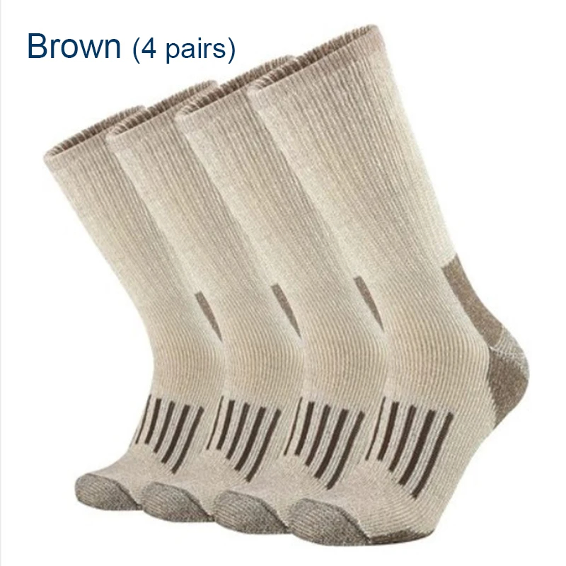 Ankle Support Badminton - 80% Wool Socks Thicken Warm Hiking
