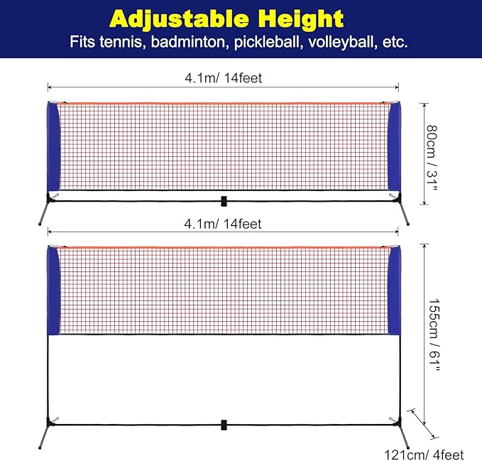 Portable Badminton Net Small S - Badminton Netting 评论和价格