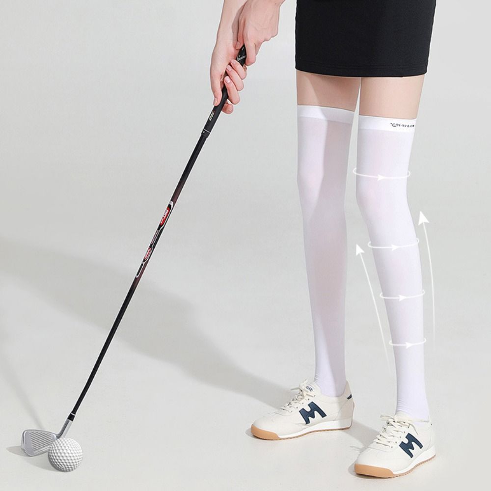 Ice Silk Sunscreen High Socks  - Ankle Support Badminton 评论和价格