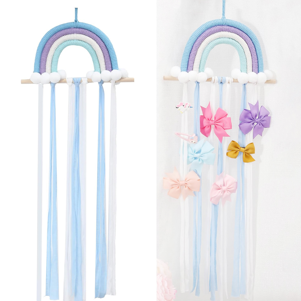 Weave Rainbow Baby Hair Clips  - String Tension Clip 评论和价格