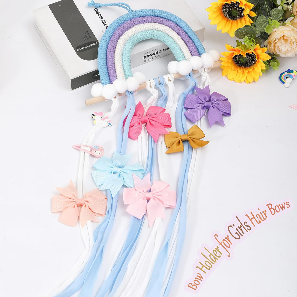 Weave Rainbow Baby Hair Clips  - String Tension Clip 评论和价格