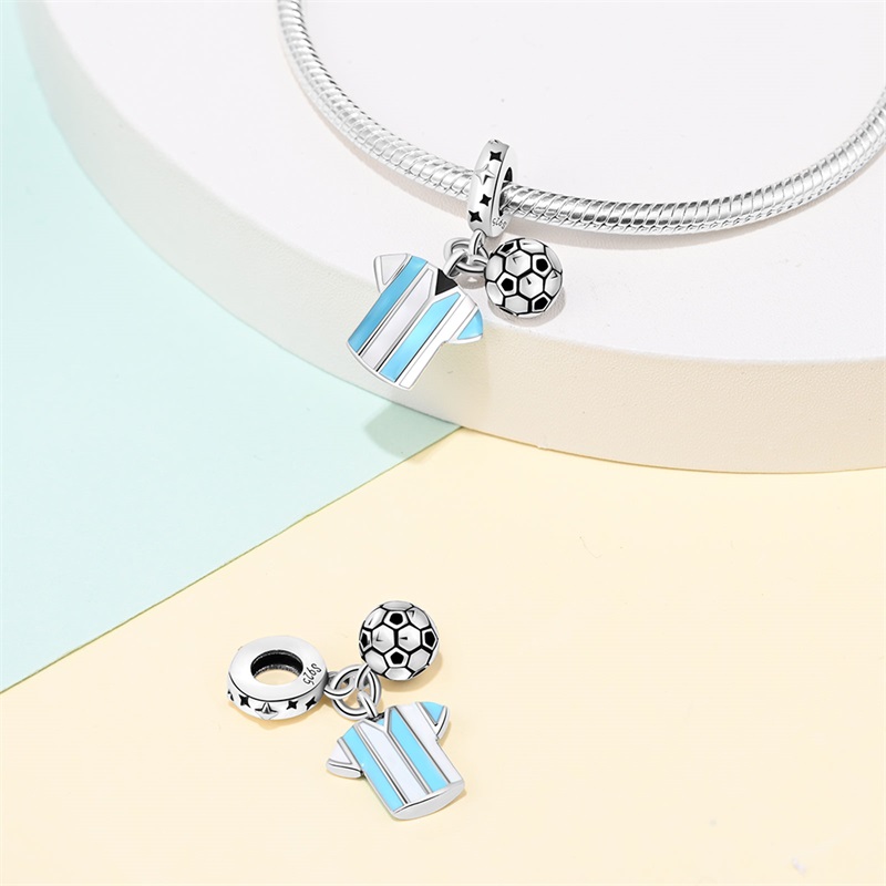 Fashion 925 Silver Football Je - Badminton Aesthetic 评论和价格