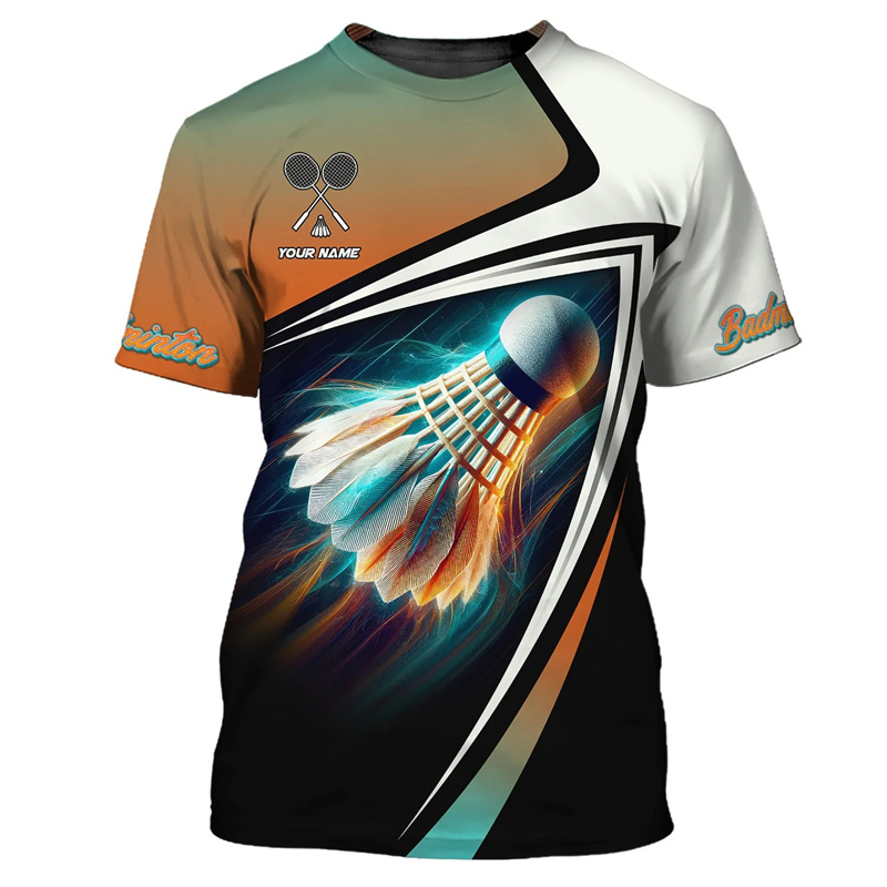 Badminton Sport T-shirt Men's  - Badminton Aesthetic 评论和价格